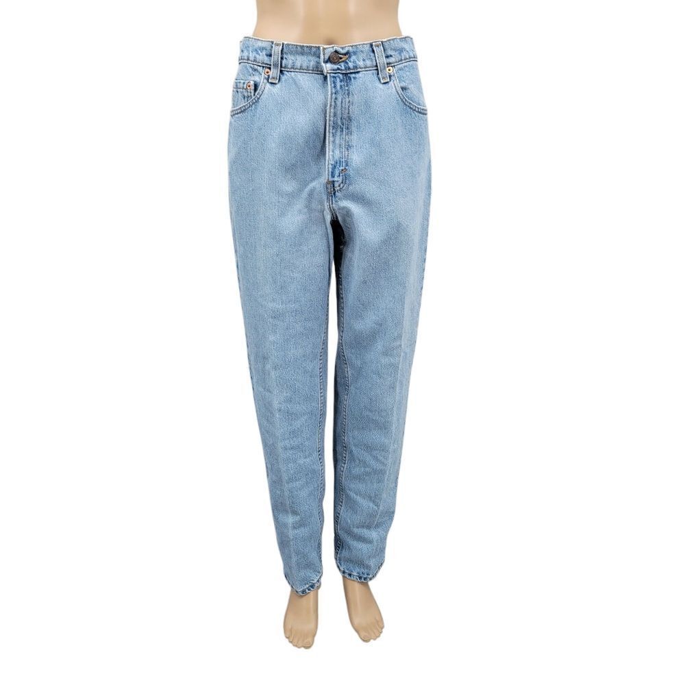 Levi's 550 Vintage 90s Light Wash Blue Jeans High Waisted Relaxed Fit Women's